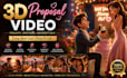 make 3d ai proposal video ai storytelling 3d ai proposal video 3d love stories
