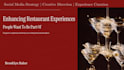 plan your restaurant social media strategy and experience curation