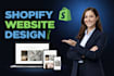 design or redesign a professional shopify store