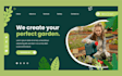 design landscaping website lawn maintenance website gardening planting website