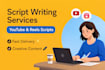 write engaging youtube and instagram reels scripts