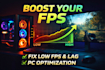 optimize your PC for maximum gaming performance and fps boost