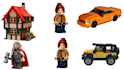 design lego minifigure, cars, bike, toy with XML parts list and printable file