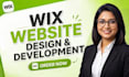 built wix website design, redesign and development, business website development