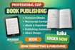 professionally edit,format and publish your book for KDP