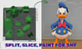 paint, create, repair , slice your stl into 3mf for bambu multicolor 3d print