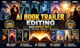 create cinematic book trailer video for your book sales promotion, google veo 3