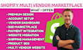 develop shopify multi vendor ecommerce marketplace
