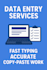 do fast and accurate data entry services