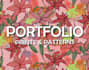 custom textile pattern and fabric print design