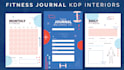 design a professional journal design, planner or workbook design for amazon KDP