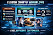 create comfyui workflows for stable diffusion automation and image generation