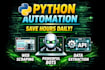 automate tasks using python scripts and bots