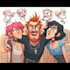 draw cartoons, mascots, and caricatures