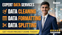 clean, format, merge, split excel data