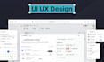 design saas, web app, dashboard UI UX with prototype