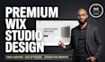 design wix studio website with content and visibility