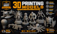 create realistic 3d printable miniatures, figurines, toys, and stl models