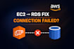 fix AWS ec2 to rds connection issues fast