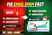 fix email deliverability setup spf dkim dmarc authentication email warm up