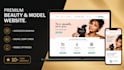 build a custom wordpress beauty portfolio for makeup artists and models