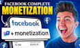 enable facebook monetization and optimize your page