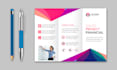 design a brochure flyer, bifold, trifold, flyer, or leaflet