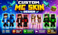 do minecraft skin, pixel art animation, sprite sheet, custom minecraft skin
