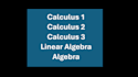be your tutor for calculus 1 calculus 2 and calculus 3