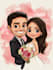 draw couple portrait illustration