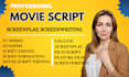 be movie script screenplay screenwriter, feature film TV series script writing