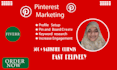 setup your pinterest account and create pin and board