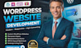 do wordpress  website design development wordpress developer elementor