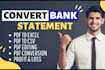 convert bank statement pdf to excel