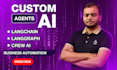 build custom ai agents using langchain, langgraph and crewai