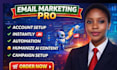 set up instantly ai,  email campaigns, rewrite content