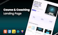 build a online course or coaching landing page
