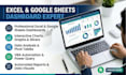 create excel dashboard, charts, graphs and pivot tables