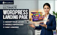 create a wordpress landing page to increase your conversion
