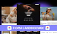 do figma design, figma website design, landing page in figma