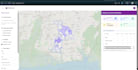 build an interactive web map using leaflet or mapbox