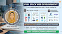 do custom website development as a full stack developer