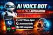 build ai voice bots and twilio call automation systems