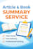 read and summarize any article or book into clear notes