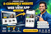 convert your ecommerce website into android webview app