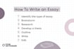 write essays, reports or articles