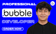 create bubble io web app, no code saas, mvp development, bubble io app design