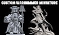 sculpt 3d miniature tabletop figurine warhammer 40k dnd model stl 3d printing