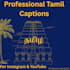 write captions in tamil and english