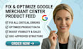 fix product feed for google merchant center optimize product feed fix error